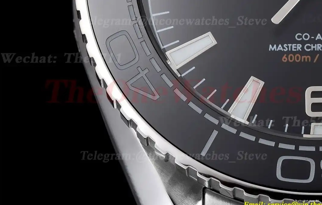 SS GDF Seamaster 600m Stk MY8215 Black SS 43mm 0409